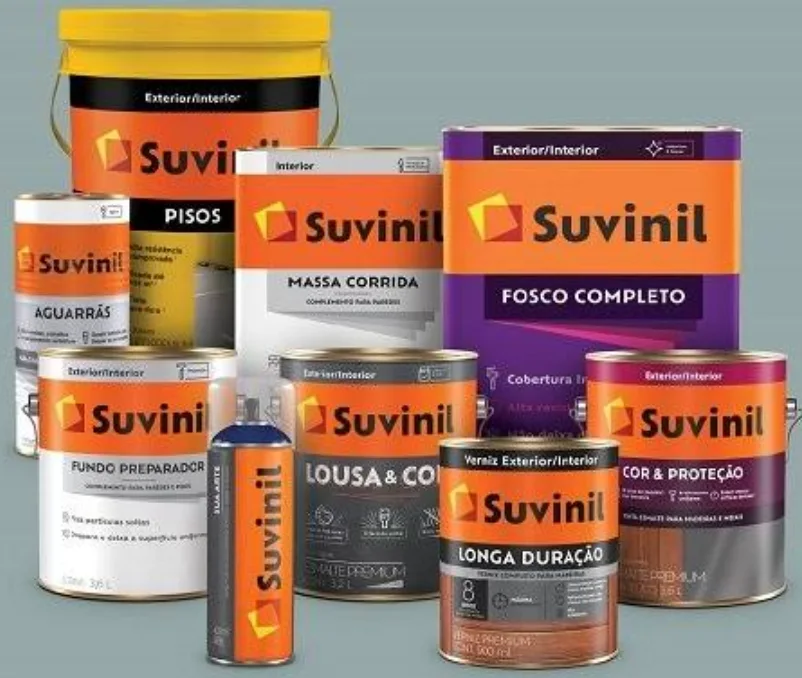 Linha de tintas e complementos Suvinil